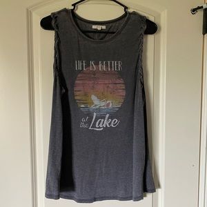 Graphic tank top